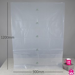 I'm Green Clear Polybag -  Extra Large (900mm x 1200mm x 50 micron (36" x 48" x 200 gauge))