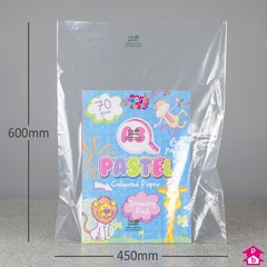 I'm Green Clear Polybag - Large - 450mm x 600mm x 25 micron (18" x 24" x 100 gauge)