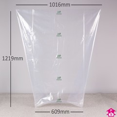 I'm Green Gusseted Bag (249 Litres) (609mm wide (with gusset opening up to 1016mm wide) x 1219mm long, 50 micron thickness)