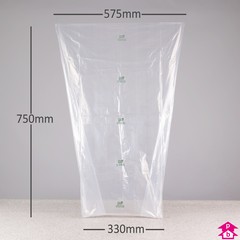 I'm Green Gusseted Bag (45 Litres) (330mm wide with gusset (opening up to 575mm wide) x 750mm long, 25 micron thickness)