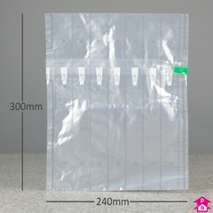 Inflatable Protective Bag (Mug size) (Uninflated: 240mm wide x 300mm long. (For mug, half-bottle, jar, candle, medicine, etc).)