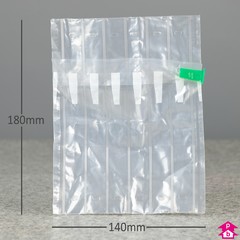 Inflatable Protective Bag (Phone size) - Uninflated: 140mm wide x 180mm long. (For phone, etc).