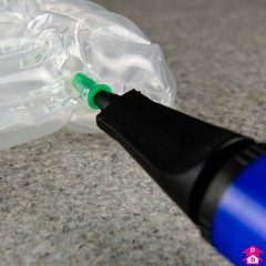 Inflatable Protective Bag (Small bottle size) - Uninflated: 300mm wide ...