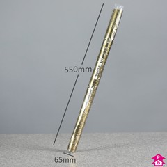 Long & Narrow Clear Polythene Bag (65mm x 550mm x 50 micron (2½" x 22" x 200 gauge))