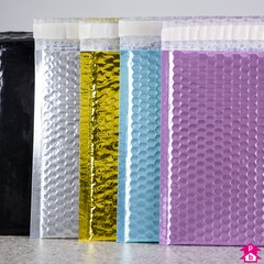 metallic bubble mailing bags