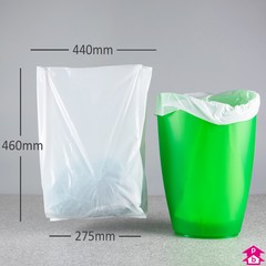 Pedal Bin Liner (11x17.5"wide x 18" long x 100g)