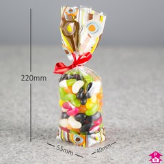 Presentation Bag - 40/55mm x 220mm high x 40 microns