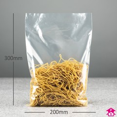 PriceBuster Clear Bags - 8" wide x 12" long x 90 gauge thick