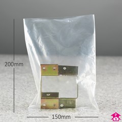 PriceBuster Clear Bags (6" wide x 8" long x 180 gauge thick)