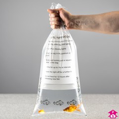 Printed Fish Bag - Large - 254mm x 533mm x 75 micron (10