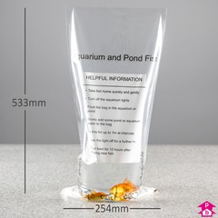Printed Fish Bag - Large - 254mm x 533mm x 75 micron (10" x 21" x 300 gauge)