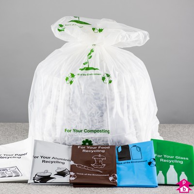 100% Recycled Printed Waste Sacks