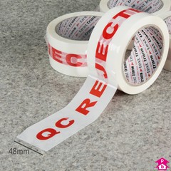 Printed Tape - QC Rejected (Each roll is 48mm wide by 66 metres long)