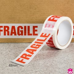 Printed Tape - 48mm wide by 66 metres long