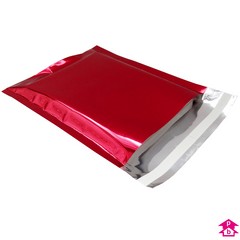Red Metallic Mailer - 230mm x 320mm + 40mm lip