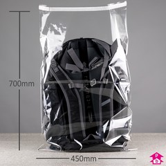 Retail Display Bag - Fabric (Large) - 450mm x 700mm + 40mm lip  40mu