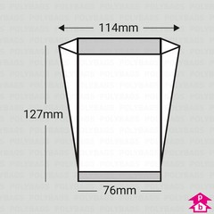 Retail Display Bag - Mini - 76mm wide (with gusset opening to 114mm ...
