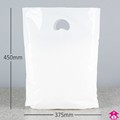 CB15183WHTSTK : White Carrier Bag - Medium