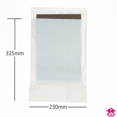 White Mailing Envelope (229mm x 324mm x 37 micron)