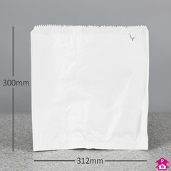 White Paper Bag - Extra Large (312mm x 300mm (12.5" x 12"))