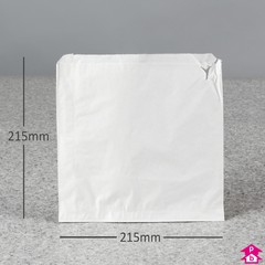 White Paper Bag - Medium (215mm x 215mm (8.5" x 8.5"))