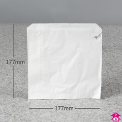 White Paper Bag - Small (177mm x 177mm (7" x 7"))
