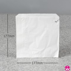 White Paper Bag - 7 x 7"