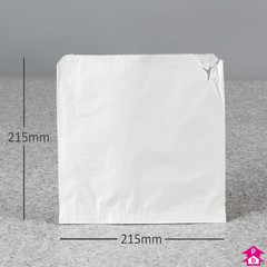 White Paper Bag - 8.5 x 8.5"