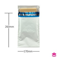 White Tamper Evident Envelope - C5 (170mm x 260mm x 75 micron (6½" x 10" x 300 gauge))