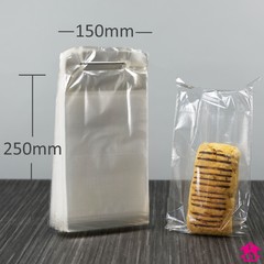 Wicketed Food Bag - Microperforated (150mm x 250mm x 20 micron (6" x 10" x 80 gauge))
