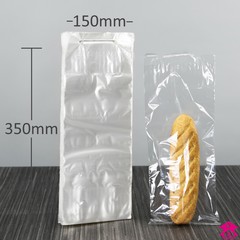 Wicketed Food Bag - Non-Perforated - 150mm x 350mm x 20 micron (6" x 14" x 80 gauge)