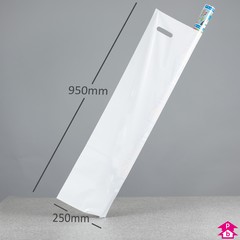 Wrapping Paper Roll Carrier Bag - 250mm x 950mm (Boxed in 500's)
