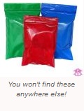 Coloured grip seal bags