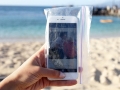 Grip seal bag with iPhone inside