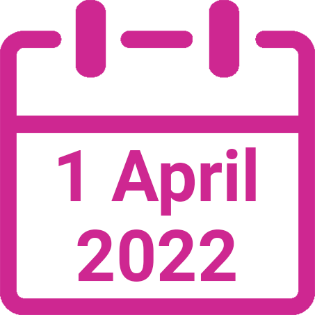 1 April 2022