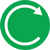 Recycled packaging standard icon