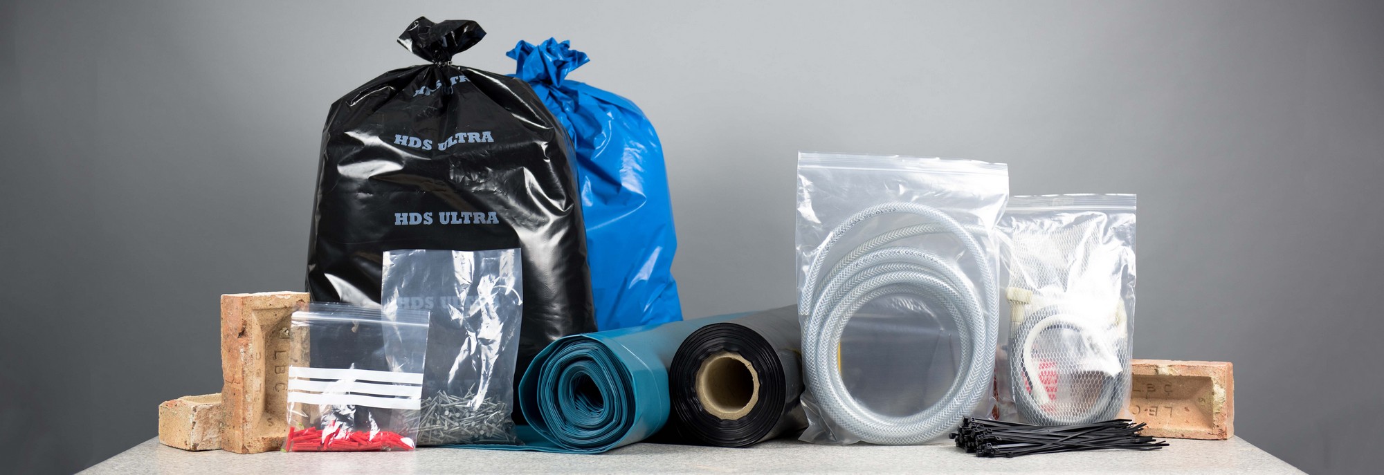 Extra thick polythene packaging