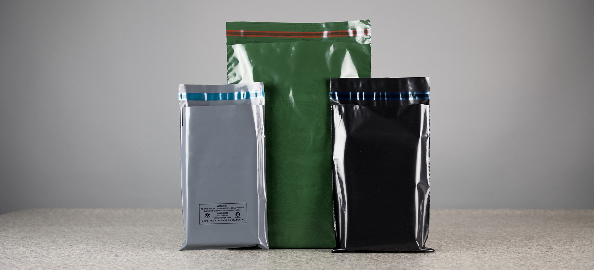 recycled plastic pouches