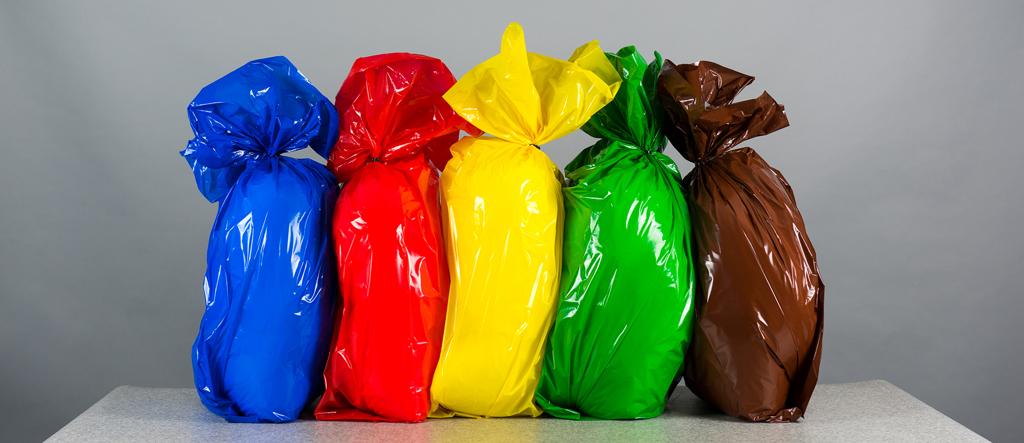 Recycled waste bags