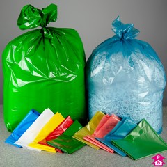 100%-Recycled Colour Waste Sacks
