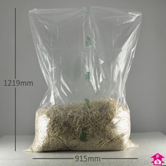 Biodegradable Bag - 915mm x 1219mm x 38 micron (36" x 48" x 150 gauge)