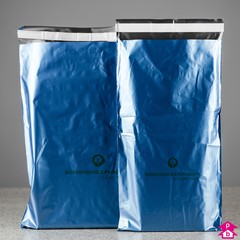 Biodegradable Blue Mailing Bags