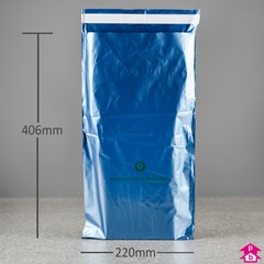 Blue Bio Mailorder Bag - 8.5" x 14" x 180 gauge