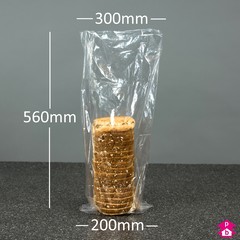 Bread Bags - 8/12 x 22" x 100g (200/300mm x 560mm x 25mu)
