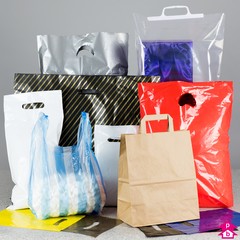 LARGE TEAL/TURQUOISE/AQUA Retail Merchandise Plastic Shopping Bags - 100 QTY Premium Tear-Resistant Film PackStash 16 x 18 x 4 Vibrant Glossy Finish Double Thick Handles 