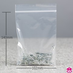 Clear Grip Seal Bag