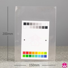 Clear Polybag (30% Recycled) - 150mm x 200mm x 40 micron (6" x 8" x 160 gauge)
