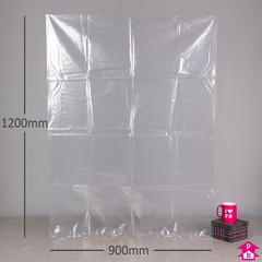 Clear Polybag (30% Recycled) - 900mm x 1200mm x 40 micron (36" x 48" x 160 gauge)