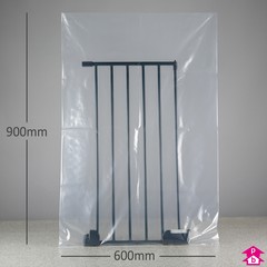 Clear Polybag - Heavy Duty (30% Recycled) - 600mm x 900mm x 100 micron (24" x 36" x 400 gauge)