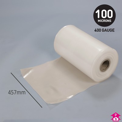 Clear Polythene Layflat Tubing (30% Recycled)